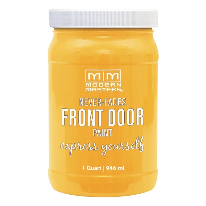 Modern Masters 275273 Front Door Paint, Quart, Satin Happy - Image 1
